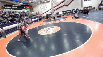 235 lbs Quarterfinal - Phoenix Molina, Tolono vs Violet Porter, Urbana (H.S.)
