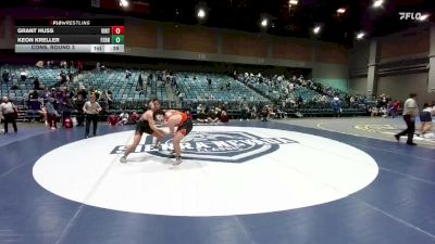 215 lbs Cons. Round 3 - Grant Huss, Vintage vs Keon Kreller, Fernley