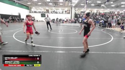 70 lbs Cons. Round 3 - Brinley Leyba, Team Tulsa Wrestling vs Otto Kelley, 2TG