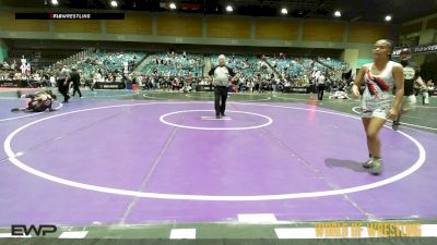 98 lbs Consi Of 8 #1 - Sophia Hennigh, Juggernaut Wrestling Club vs Bronwynn Garrett, Gold Rush Wrestling Academy