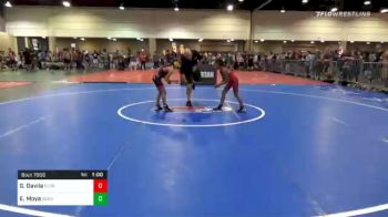 65 lbs Prelims - Gabriela Davila, Florida vs Emma Moya, Bears Wrestling Club, Inc.