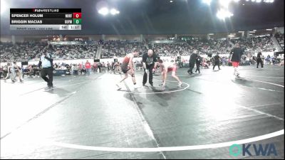 155 lbs Round Of 16 - Spencer Holum, Northeast Take Down Club vs Briggin Macias, Guymon Wrestling
