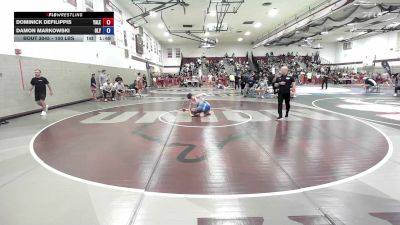 100 lbs Semifinal - Dominick DeFilippis, Yale Street vs Damon Markowski, Olympic