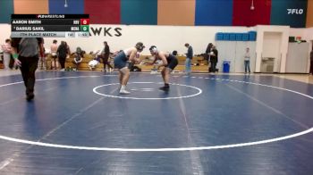 215 lbs 7th Place Match - Aaron Smith, Hood River Valley vs Darius Sakil, McNary