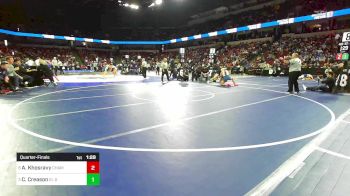 157 lbs Quarterfinal - Arvin Khosravy, Chaminade vs Christopher Creason, El Diamante