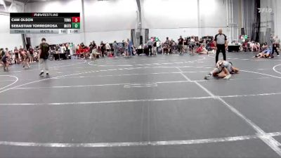 126 lbs Round 3 (6 Team) - Cam Olson, TDWC Maniacs vs Sebastian Torregrosa, Mat Assassins Red