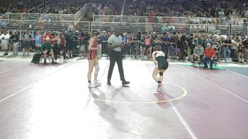 110 lbs Champ. Round 1 - Memphis Moses, Middleburg vs Zoey McDonald, St. John Neumann