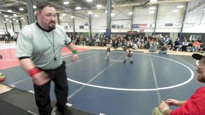 46 lbs Consi Of 8 #2 - Kane Ragsac, Mat Rats Rebooted vs Scarlett Harris, Illinois Valley YW