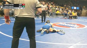 135 Class 2 lbs Champ. Round 1 - Heaven Patton, Liberty vs Danica Griffin, Northwest