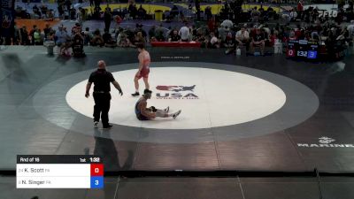 175 lbs Rnd Of 16 - Kyle Scott, PA vs Nicholas Singer, PA