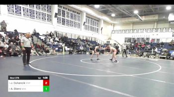 175 lbs Semifinal - Justin Duhancik, Stratford vs Adam Oberc, New Milford