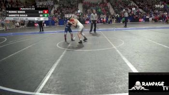 95 lbs Champ. Round 1 - Jarrette Gould, Derby vs Rorric Simon, Scott City Takedown Club