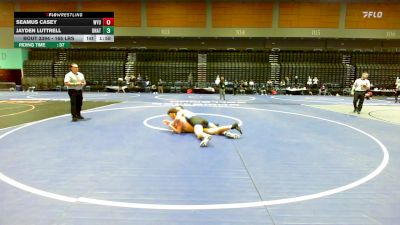 165 lbs Consi Of 8 #1 - Seamus Casey, Wyoming vs Jayden Luttrell, UNATT-Embry-Riddle