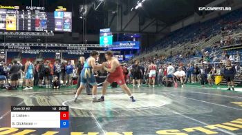 285 lbs Cons 32 #2 - Jimmy Liston, Illinois vs Spencer Dickinson, New York