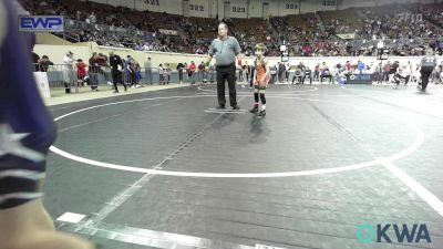 49 lbs Round Of 32 - Brooks Mccabe, Cowboy Wrestling Club vs Creed Long, Marlow Outlaws