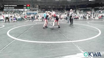 76 lbs Quarterfinal - Jentri Patterson, Perkins vs Blaze Graves, Red Ryder Wrestling Club