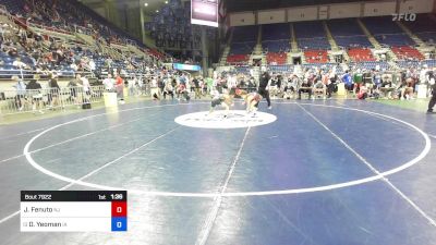 88 lbs Cons 16 #2 - John Anthony Fenuto, NJ vs Damien Yeoman, IA