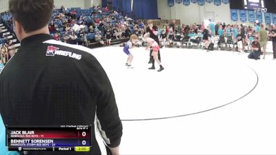 74 lbs Finals (2 Team) - Bennett Sorensen, Minnesota Storm Red Boys vs Jack Blair, Nebraska Red Boys