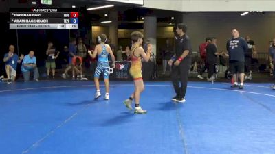 88 lbs 5th Place Match - Brennan Hart, Team Donahoe vs Adam Hagenbuch, Team PA