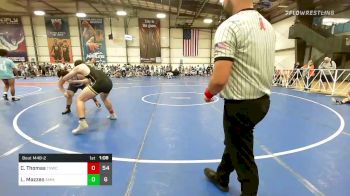 220 lbs Rr Rnd 2 - Connor Thomas, TNWC Griffin vs Luca Mazzeo, AMERICAN MMA AND WRESTLING