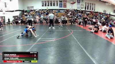 75B Round 3 - Knox March, Macon Youth Wrestling vs Ryan Toellner, Pirate Powerhouse Wrestling Ac