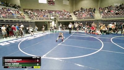 52 lbs Semifinal - Tytan Turner, Stallions Wrestling Club vs Xander Merkley, Uintah Wrestling