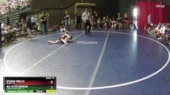 50 lbs Round 5 (6 Team) - Ethan Mello, Idaho vs Bo Hutchinson, Kansas Rattlers