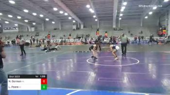 120 lbs Prelims - Nick Gorman, PA vs Luke Poore, DE