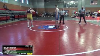 285 lbs Cons. Round 2 - Dylon Hoover, Emory And Henry College vs Hunter Brown, Emory And Henry College