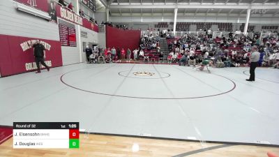 144 lbs Round Of 32 - Jacob Elsensohn, Brother Martin High School vs Jackson Douglas, Wesleyan