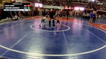 40 lbs Quarterfinal - Ryett Ferry, Snake River Youth Wrestling vs Greysen Shumway, Stillwater Gladiators