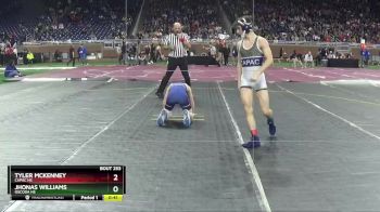 D4-106 lbs Cons. Round 2 - Tyler McKenney, Capac HS vs Jhonas Williams, Oscoda HS