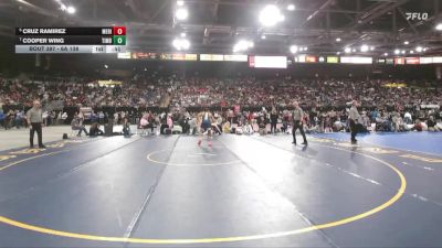 6A 138 lbs 5th Place Match - Cooper Wing, Timberline vs Cruz Ramirez, Meridian