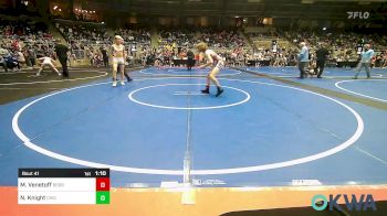 106 lbs Round Of 16 - Malaki Venetoff, Berryhill Wrestling Club vs Noah Knight, Chickasha Youth Wrestling