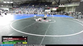 77 lbs Cons. Round 6 - Oakley Crain, Deer Park Ironman Wrestling Club vs Kasen Corriell, Washington