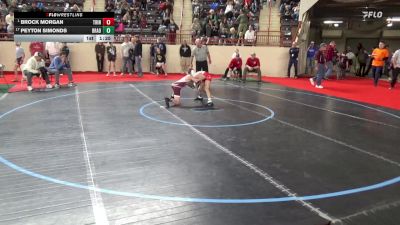 85_B lbs Round Of 16 - Brock Morgan, Trinity vs Peyton Simonds, Bradford