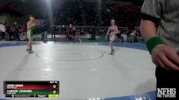 4A 113 lbs Quarterfinal - Carson Leonard, Lakeland vs John Adam, Pocatello