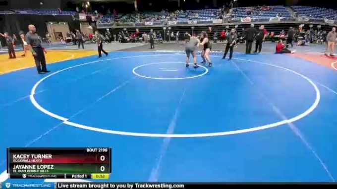 6A - 185 lbs Cons. Round 2 - Jayanne Lopez, El Paso Pebble Hills vs ...