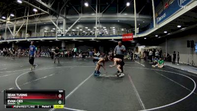 105 lbs Round 1 (8 Team) - Evan Cies, Kraken vs Sean Tusing, MD Maniacs