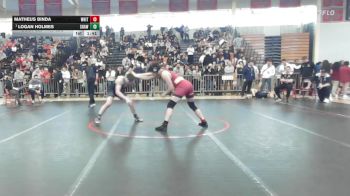190 lbs Semifinal - Matheus Binda, Whittier vs Logan Holmes, Shawsheen
