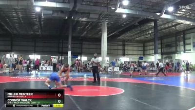 132 lbs Round 2 (4 Team) - Connor Walck, GREAT NECK WRESTLING CLUB vs Miller Menteer, GROUND UP USA