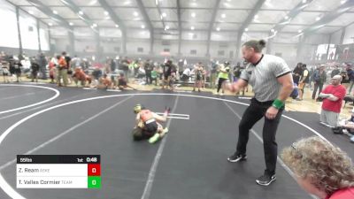 55 lbs Quarterfinal - Zion Ream, Askeo International Mat Club vs True Liam Valles Cormier, Team Aggression