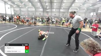 55 lbs Quarterfinal - Zion Ream, Askeo International Mat Club vs True Liam Valles Cormier, Team Aggression