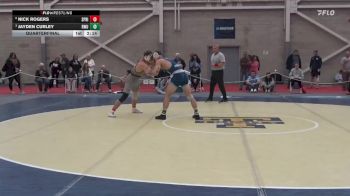 174 lbs Quarterfinal - Jayden Curley, Roger Williams vs Nick Rogers, Springfield