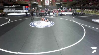 126 lbs Cons. Round 1 - Jason Quismondo, Red Star Wrestling Academy vs McCoy Vasquez, Driller Wrestling Club