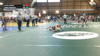 113 lbs Quarterfinal - Lucas Copper, Smitty's Wrestling Barn vs Logan Forgatch, Scorpions Wrestling School/ Parsippany Hills Hs