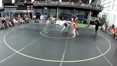 170 lbs Kolbi McElwain, North Dakota Gold vs Bryce Snyder, Pennsylvania Red