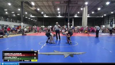 126 lbs Quarterfinals (8 Team) - Steven Stacy, INVICTUS WRESTLING CLUB vs Aiden Mclaughlin, WILD BUFFALO WRESTLING CLUB