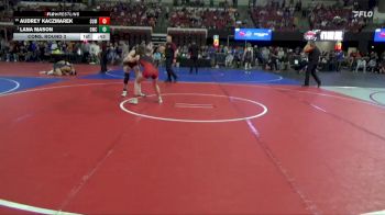 123 lbs Cons. Round 3 - Lana Mason, Glasgow Wrestling Club vs Audrey Kaczmarek, Project Wrestling