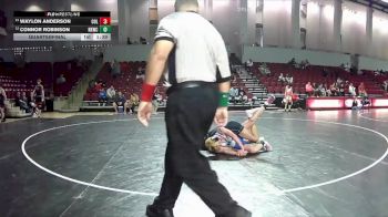 113 lbs Quarterfinal - Connor Robinson, New Kent Wrestling Club vs Waylon Anderson, Virginia Team Predators